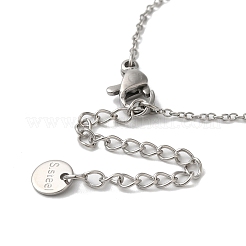 Браслеты из нержавеющей стали с королевской синей эмалью от сглаза и звезд для женщин BJEW-G719-05P