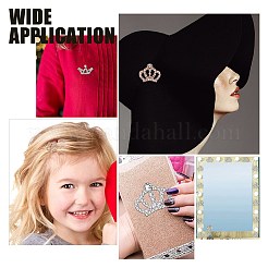 Кабошоны со стразами из сплава в 10 стилях ALRI-SC0001-18