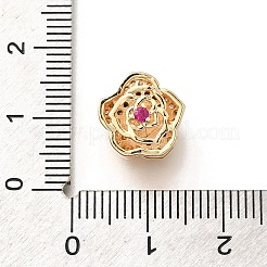 Латунные микро проложить Цирконий Европейский бисером KK-M318-30G