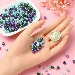 Стеклянные жемчужные бусины HY-X006-6mm-11-A