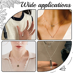 4 стиль 304 нержавеющая сталь кабельные цепочки ожерелья NJEW-NB0001-21P