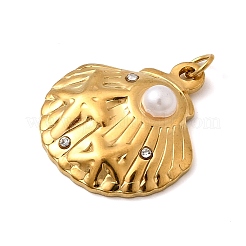 Подвески из искусственного жемчуга из нержавеющей стали 304&nbsp;STAS-B093-27G