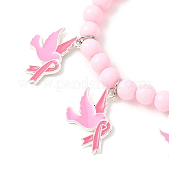 Комплект из 3 эластичного браслета из акриловых бусин&nbsp;BJEW-JB12639