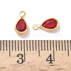 Латунь стекло амулеты KK-Z136-15G-02