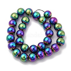 Гальванические нити из синтетических немагнитных гематитовых бусин G-H327-D02-05B