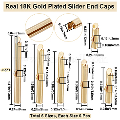 36 шт. 6 шт. застежка-скоба из нержавеющей стали 304 с защелкой на конце STAS-BBC0003-55