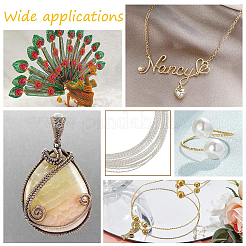 2-слойная латунная ювелирная проволока KK-WH0084-26C