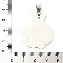 Подвески из нержавеющей стали Sports 201 с лазерной резкой&nbsp;STAS-P428-14P-02