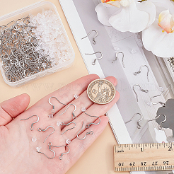 160 шт. французские крючки для сережек из нержавеющей стали 304&nbsp;STAS-ME0001-53P