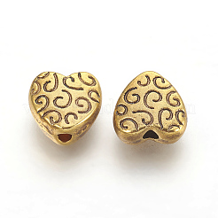 Сплавочные овальные бусины тибетского стиля &nbsp;LS-PALLOY-5911-AG-RS