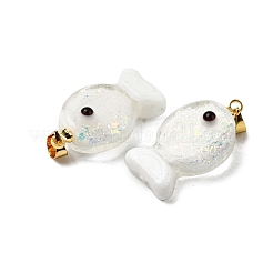 Подвески ручной работы из дихроичной фольги в технике лэмпворк&nbsp;DICH-G001-01G-01