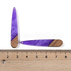 Подвески из смолы и дерева WOOD-F015-01E