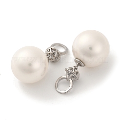 Покрытие стойки латунь микропаве прозрачные подвески из кубического циркония KK-B103-02B-P