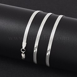 Не тускнеющие ожерелья из нержавеющей стали 304 в виде змеи NJEW-F195-01B-P