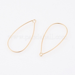 Латунные крючки для сережек X-KK-T038-138G