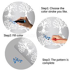 Трафареты для штампов из нержавеющей стали DIY-WH0238-027