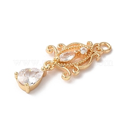 Подвески из латуни и стекла KK-C062-03G