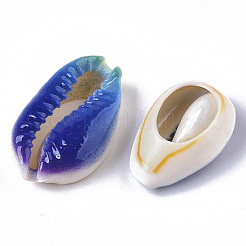 Набивные бусины из натуральных раковин каури X-SSHEL-R047-01-A01