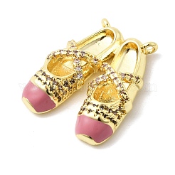Латунные микро проложить кубического циркония подвески&nbsp;KK-F929-10G