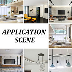 Самоклеящаяся гибкая молдинговая накладка из нержавеющей стали FIND-WH0290-42B-EB