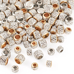 90 шт. 6 стиля бусины из сплава и стразов в виде глины ALRI-TA0001-29