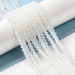 Нити бусин из матового нефрита EGLA-A039-J4mm-MD05