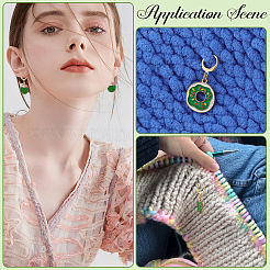 1 набор эмалевых маркеров для закрепления стежков в виде котла/пива/цветка HJEW-SC0001-57