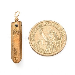 Гальванические хрустальные подвески природного кварца PALLOY-JF01009