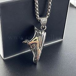 Стильная подвеска в виде спортивной кроссовки из нержавеющей стали 304 FU9315