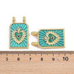 Латунь эмаль подвески&nbsp;KK-B157-28A-G