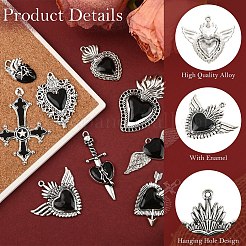 Подвески из сплава 9 шт.&nbsp;ENAM-YW0005-90