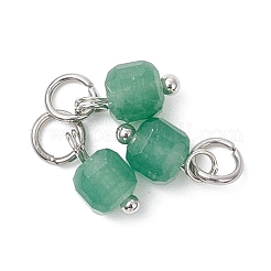 100 шт. 10 стиля подвесок-кубов из натурального камня&nbsp;PALLOY-JF04520-01