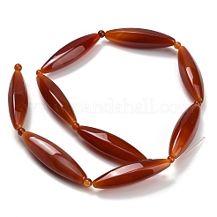 Натуральный красный агат бисер нитей&nbsp;G-B178-D01-01