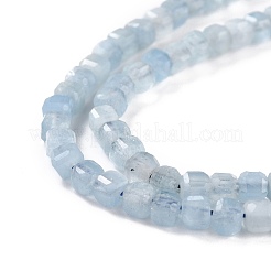 Природные Аквамарин бисер нитей G-K315-A01