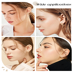 8 шт. 4 стиля серьги-кольца из нержавеющей стали 304 для женщин&nbsp;EJEW-LP0001-34G