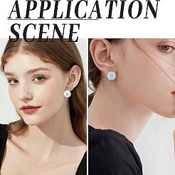 500шт экологически чистые пластиковые серьги-гвоздики&nbsp;KY-SP0001-03A