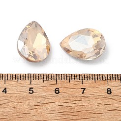Заостренные заднее стекло горный хрусталь кабошоны RGLA-XCP0001-04