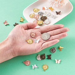 Латунные филигранные подвески&nbsp;KK-TA0007-80