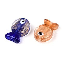 Ручной золотой фольги стекло бисер нитей FOIL-N032-01