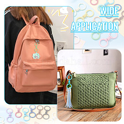 12 шт. 12-х цветные застежки с пружинным затвором из сплава FIND-TA0008-03