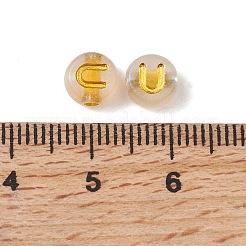 Светящиеся прозрачные акриловые бусины&nbsp;OACR-P037-01B-U