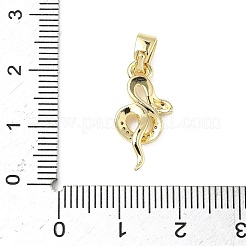 Латунные микро проложить кубического циркония подвески&nbsp;ZIRC-I356-43G