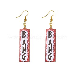 Серьги с подвесками из сплава акрила FS-WG4D5AE-01