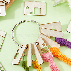 2 мешок досок для намотки деревянных ниток AJEW-GF0011-68A