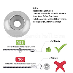 40шт 4 цвета латунные бусины KK-FH0006-49A