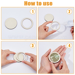 18 комплект 9-х деревянных рамок для фотографий AJEW-FH0004-13