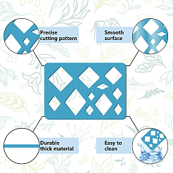 Акриловая серьга ручной работы шаблон DIY-WH0359-050