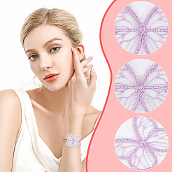 64 шт. 8 цвета бабочка органза кружево вышивка орнамент аксессуары DIY-GF0006-89