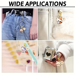 16 шт. 8 стильных эмалевых подвесных украшений из сплава&nbsp;HJEW-YW00223