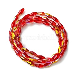 Прозрачный Electroplate стеклянные бусины&nbsp;X1-GLAA-K064-05A-AB01